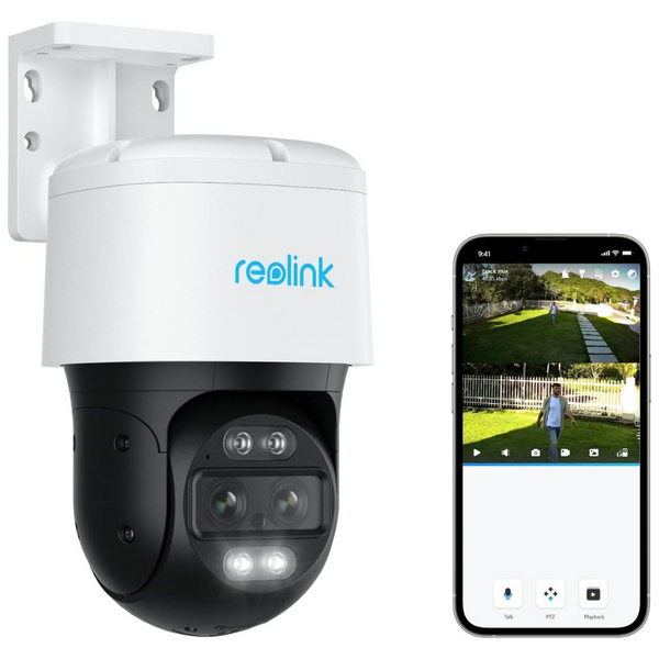 Reolink Trackmix Outdoor PoE 4K/8MP IP Security Camera W/ Spotlight