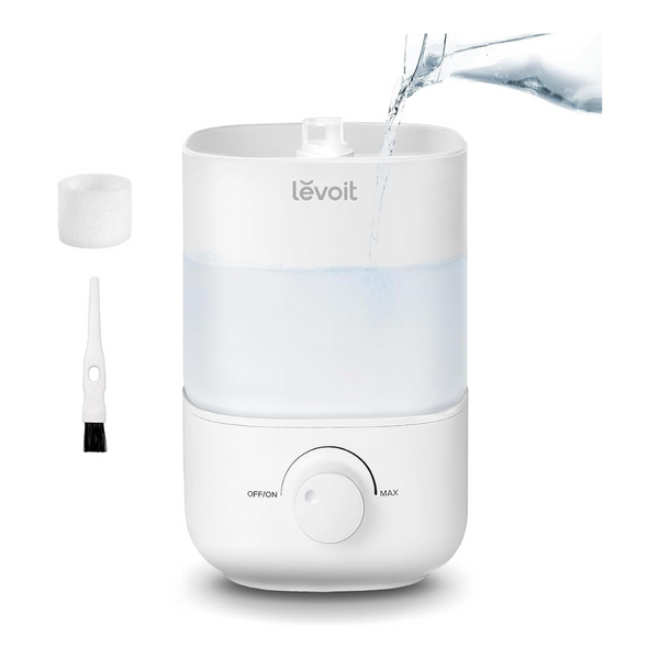 Top 2.5L Large Tank Easy To Fill & Clean 26dB Quiet Cool Mist Air Humidifier