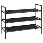 Sakugi 3-Tier Non-Woven Fabric X-Large Shoe Organizer Rack