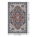 Vintage Non-Slip Soft Boho Area Rug (3 x 5ft)