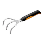 Fiskars Xact Hand Garden Cultivator (Black/Slivler)