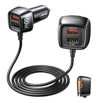 4-Ports Ainope 60W 4-USB Ports Fast QC 3.0 Car Charger Adapter