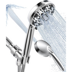 Diiwet 5" High Pressure Shower Head With Stainless Steel Hose
