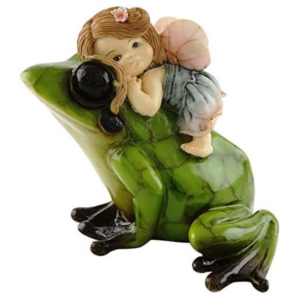 Top Collection Miniature Fairy Garden And Terrarium Riding Frog Statue