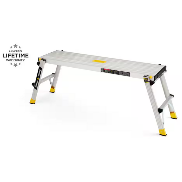 4-Feet Gorilla Ladders Aluminum Slim-Fold Work Platform (GLWP-47)