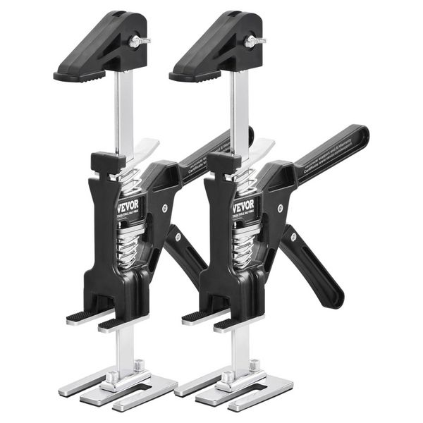 2-Pack Vevor Stainless Steel Furniture Arm Jack With Magnetic Level