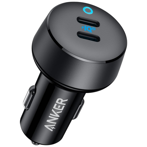 Anker 40W 2-Port PowerIQ 3.0 USB Type C Car Charger