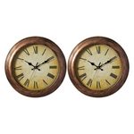 2-Pack 15.5" Wall Clock