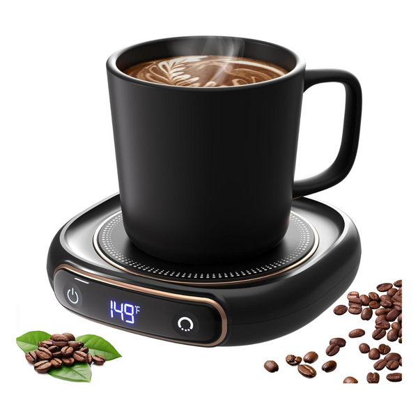 Lerat 8-oz Coffee Mug Warmer & Mug Set