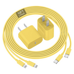 2 Pack 20W 10Fft Long USB C To Lighting Cable & Charger Block