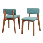 Set Of 2 Target Marketing Mid-Century Kitchen 18.5" Chairs [Open Box]