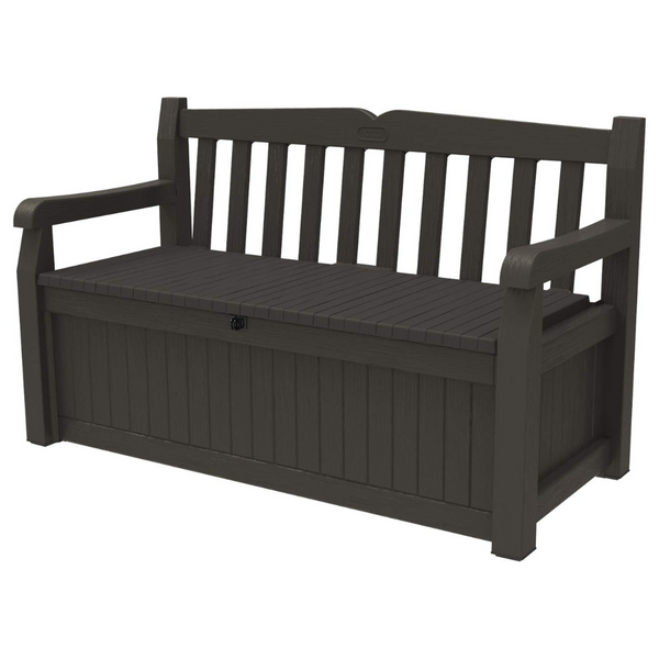 Keter Solana 70 Gallon Storage Bench Deck Box