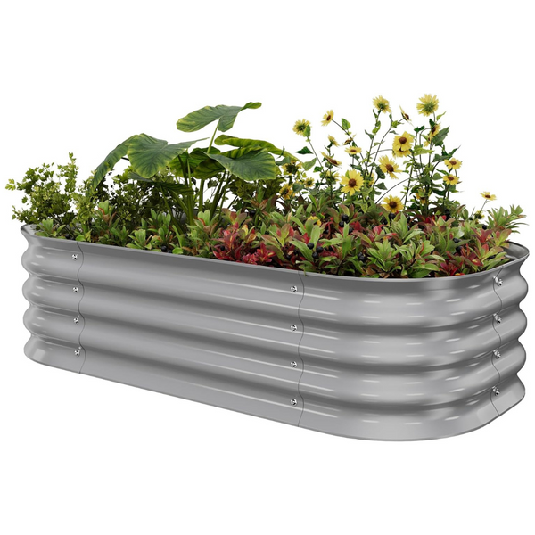 East Oak 4 x 2 x 1ft Raised Garden Bed Kits