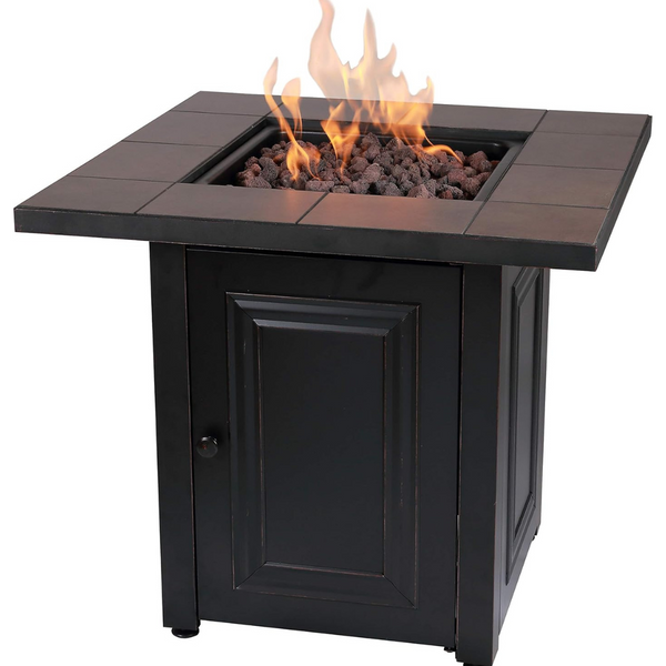 Endless Summer The Vanderbilt Square 28" Outdoor Propane Fire Pit