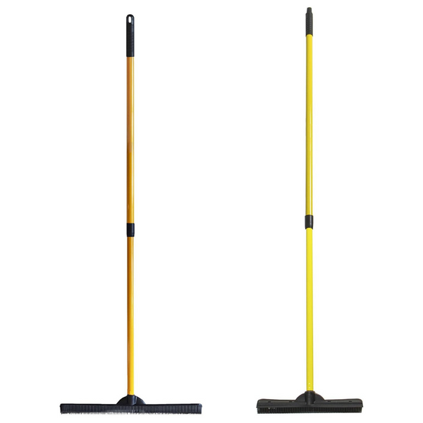 FURemover XL Heavy Duty And Original Indoor/Outdoor Broom Set, Standard And Extra Large