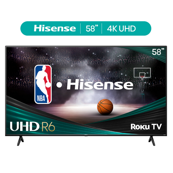 Hisense 58R6E3 58" 4K Ultra HDR LED Roku TV