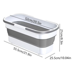 Rectangular Fishing Bucket Portable Plastic Washing Basin