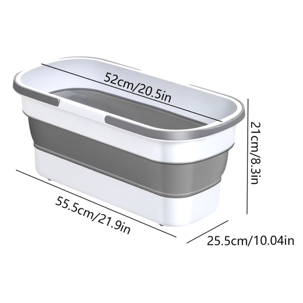 Rectangular Fishing Bucket Portable Plastic Washing Basin