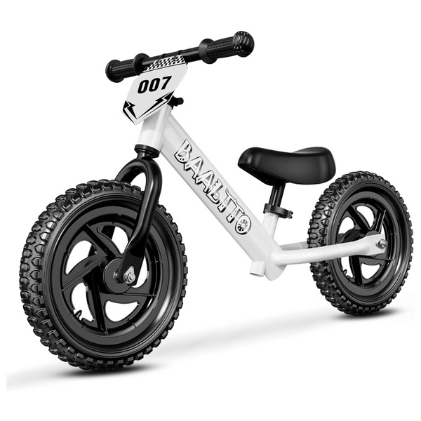 Toddler Balance Bike With Customizable Plate