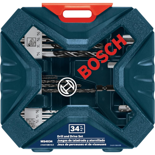 34-Piece Bosch MS4034 Drilling And Driving Bit Set