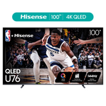 Hisense 100U76N 100" 4K Ultra HDR Smart QLED Google TV