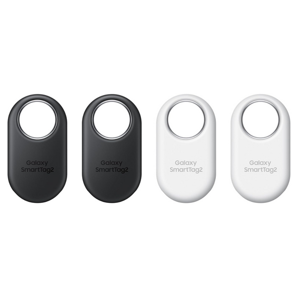 4-Pack Samsung Galaxy SmartTag2 Bluetooth Trackers (2 Black & 2 White)