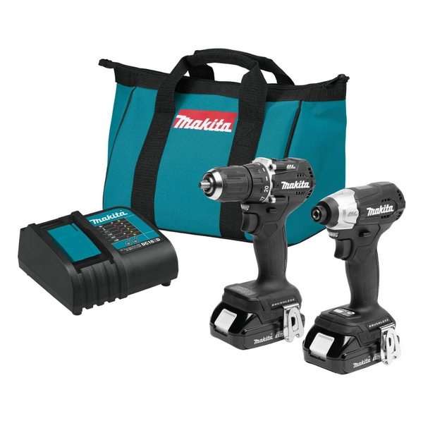 Makita 18V LXT Lithium-Ion Sub-Compact Cordless 2-Pc. Combo Kit