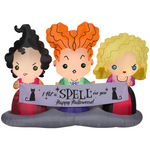 4.5-Ft Disney Hocus Pocus Sisters Scene Airblown Halloween Inflatable