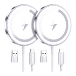 2-Pack 15W Apple Mag-Safe Magnetic Wireless Charger
