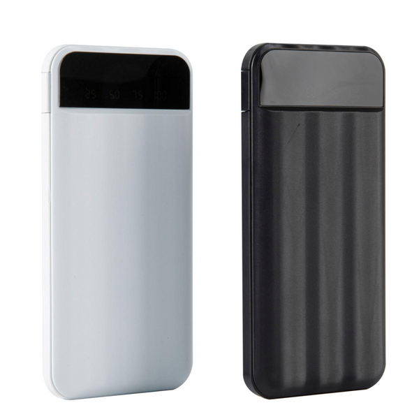 2-Pack 10000mAh Power Bank With (2) USB-C To A Cables & (2) 3-In-1 Cables