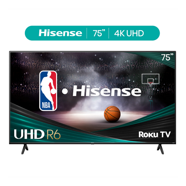 Hisense 75R6E1 75" 4K Ultra HDR Smart LED Roku TV