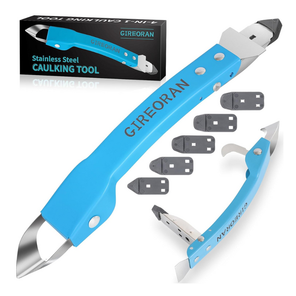 4-in-1 Stainless Steel Silicone Caulking Tool Kit