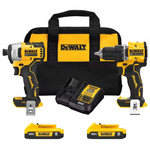 Dewalt 20V MAX Atomic 2-Tool Brushless Drill/Driver & Impact Driver Kit With 2 Batteries & Charger
