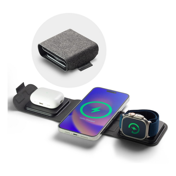 mophie 3-In-1 Travel Charger With MagSafe