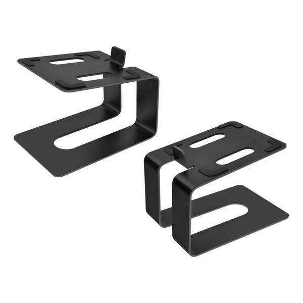 Monoprice Tilted Metal Desktop Bookshelf Speaker Stands