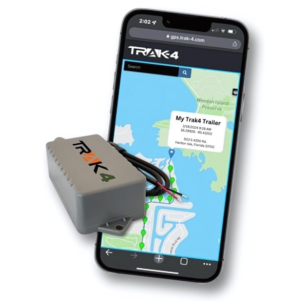 Trak-4 12V GPS Tracker With Wiring Harness