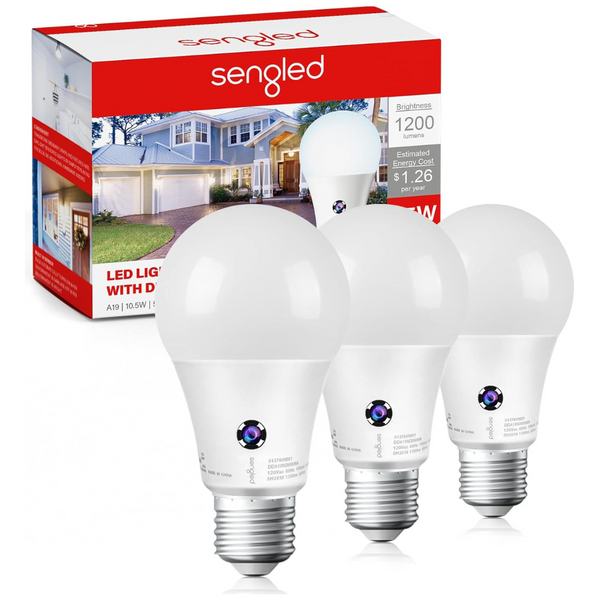 3-Pack Sengled 75 Watt Equivalent Dusk To Dawn LED Light Bulb