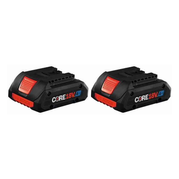 2-Pack Bosch 18V CORE18V Lithium-Ion 4 Ah Advanced Power Battery