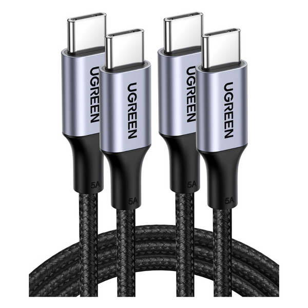 2-Pack UGreen 3.3ft USB-C To USB-C Cables