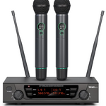 TKLBLS K13 UHF Dual Cordless Microphone System Set With Receiver