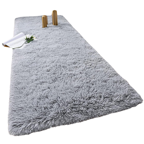 Shag Fluffy 2x6 Feet Runner Rug