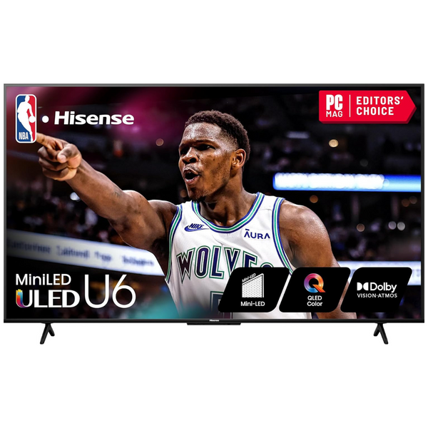 Hisense U6 Series 85" 4K Ultra HDR Smart ULED Google TV