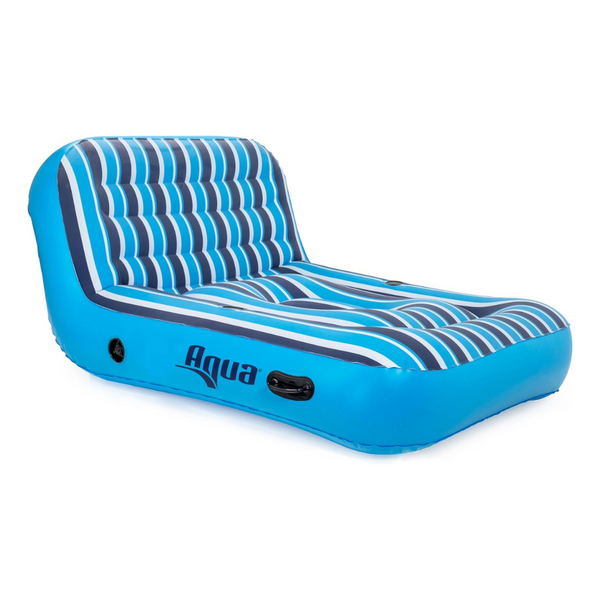 Aqua Ultra-Comfort 2 Person Floating Pool Chair & Lake Raft With Pillow