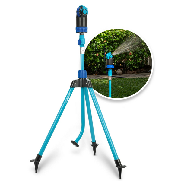 Aqua Joe Turbo Drive 360-Degree Sprinkler & Mister With Tripod Base