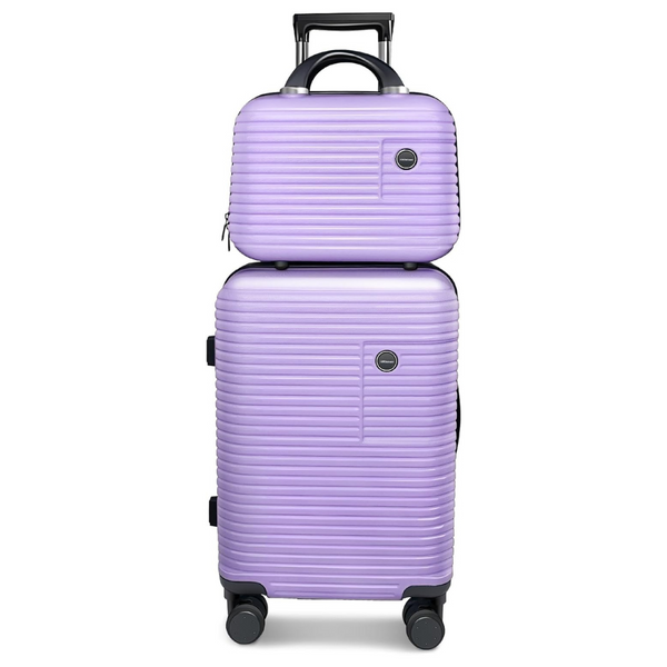 2-Piece Carry On Luggage Sets With Spinner Wheels & TSA Lock (14"/20")