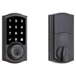 Kwikset 916 Traditional Touchscreen SmartCode Electronic Deadbolt Smart Lock Featuring SmartKey Security And ZigBee 3.0 Technology In Venetian Bronze