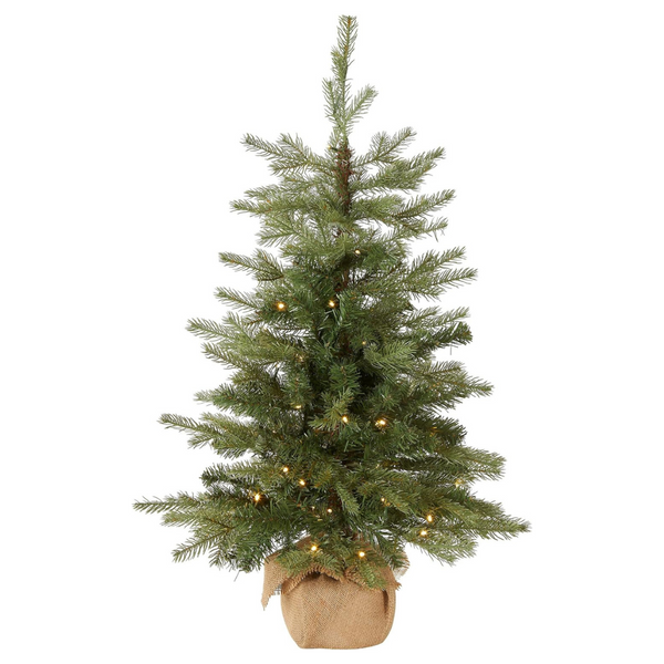 National Tree Company 3Ft Pre-Lit 'Feel Real' Mini Christmas Tree