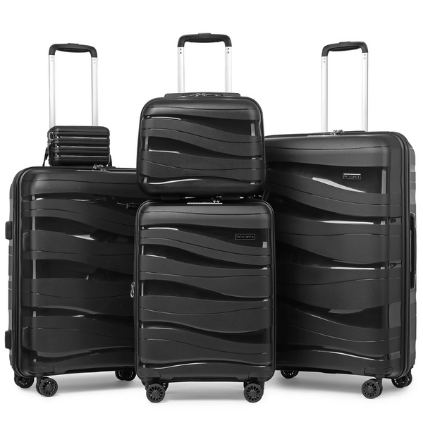 5-Piece Melalenia Hard Shell Expandable Luggage Set With Spinner Wheels (Various)