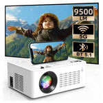 DR. J Professional Full HD 1080p 9000-Lumens 5G WiFi LED Projector