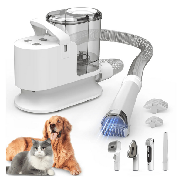 Bossdan Quiet Pet Hair Grooming Kit With 3 Mode Suction